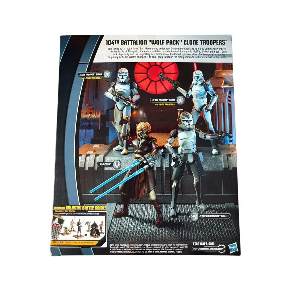 Star Wars CW 104th Battalion Wolf Pack Clone Troopers Ultimate Gift Set MISB